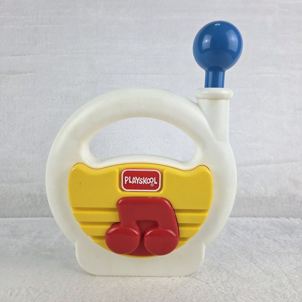 Vintage 1992 Playskool Rockin Radio Toy Model 5417 Sound Works Great